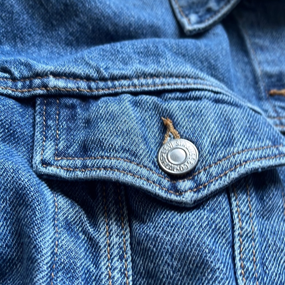 Levi's Blue Denim Jean Jacket - Picture 5 of 9